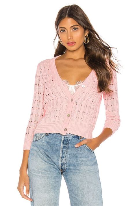 Lpa Rosie Cardigan In Light Pink Spring Sweater Sweater Set Wardrobe