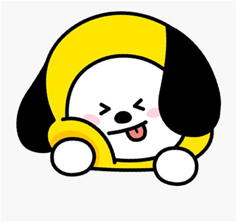 Download And Share Transparent Aesthetic Stickers Png Bt21 Chimmy