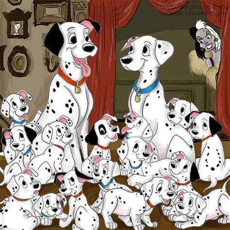 101 Dalmations 101 Dalmatians Fan Art Disney Films Disney Cartoons