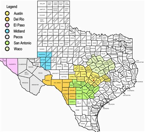 Western District Of Texas Map Secretmuseum