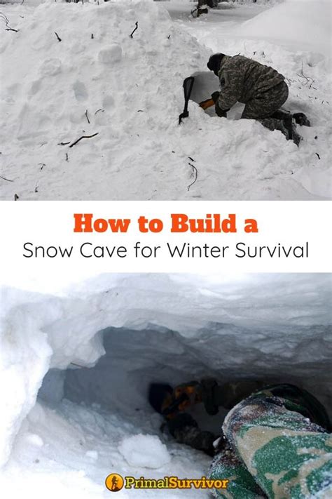 How To Build A Snow Cave For Winter Survival