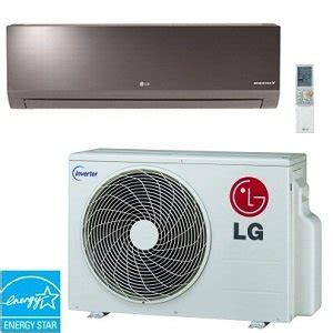 Dual zone mini split air conditioner system with 18000 btu cooling capacity, 2 indoor units, and outdoor unit. Through-the-Wall Air Conditioners: LG LA120HSV Mini Split ...