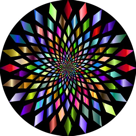 Free Vector Graphic Abstract Geometric Art Vortex