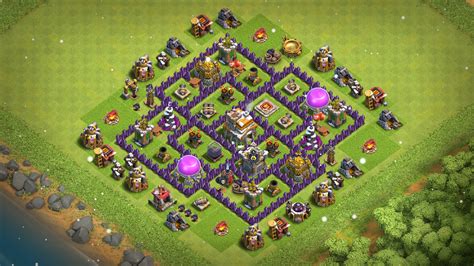 Best coc town hall th7 defense bases with 3 air defenses 2021 farming, hybrid trophy. New Best TH7 HYBRID-WAR Base