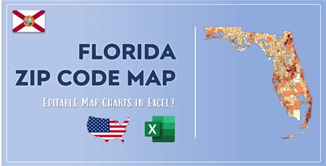 Florida Zip Code Map And Population List In Excel