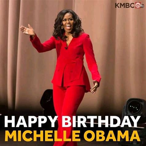 Pin By Lina Ochoa On Barack And Michelle Obama Happy Birthday Michelle