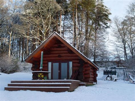 It could say something like this: Authentic Log Cabin, With Fishing Rights On River Lyne: 2 ...