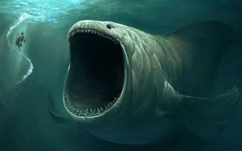Sea Monsters Image By Patricia Routt Scary Fish Mythical Creatures