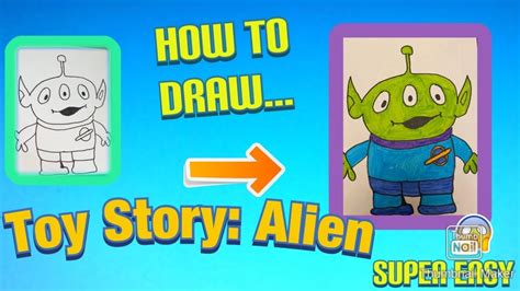 How To Draw Toy Story Alien Youtube