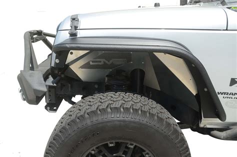 Dv8 Offroad Front Inner Fenders For 07 18 Jeep Wrangler Jk Quadratec
