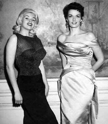 Jayne Mansfield Posing With A Elegant Dress X Picture Celebrity