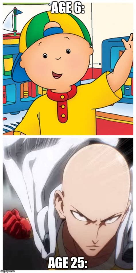 One Punch Man Vs Caillou Imgflip