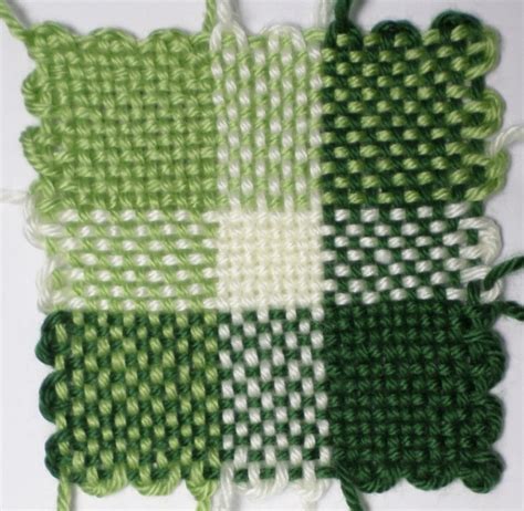 Three Color Plaid—pin Loom Pattern Weave It Windswept Mind