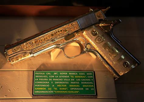 Gold And Jewel Encrusted Guns Of The Mexican Mafia The Rich Times