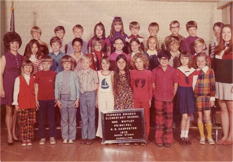 Farmers Branch Elementary 1973 3nd Grade Mrs Whileys Class