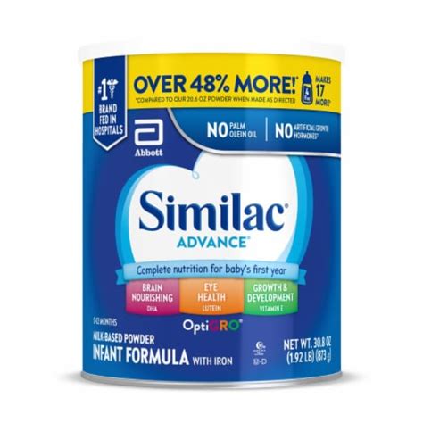 Similac® Advance® Optigro Powder Infant Formula With Iron 308 Oz Kroger