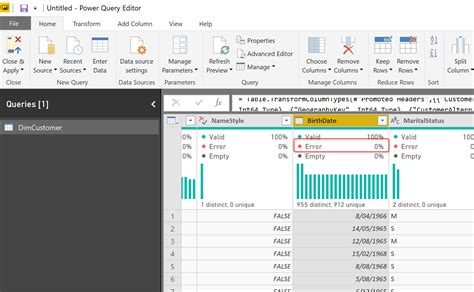 Exception Reporting In Power Bi Catch The Error Rows In Power Query