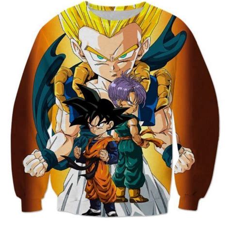 Goten Trunks Gotenks Super Saiyan 3d Sweatshirt — Saiyan Stuff