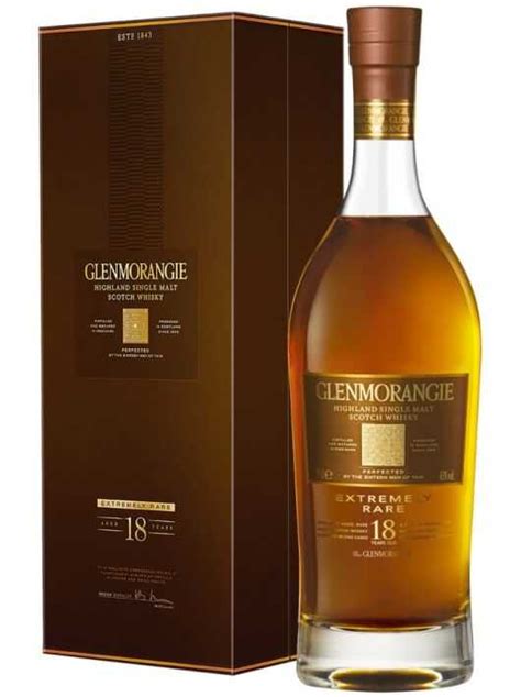 whisky glenmorangie 18 years old 43 70 cl