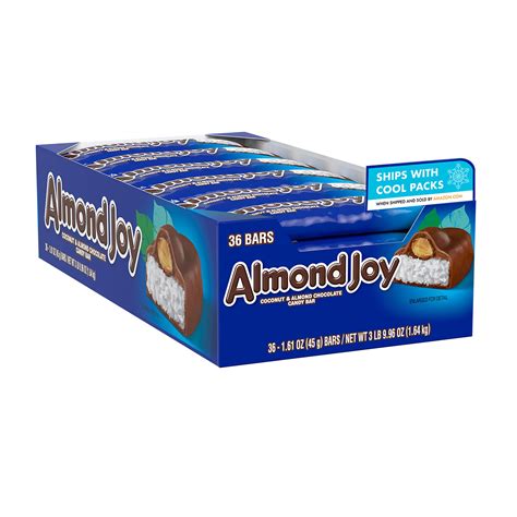 Buy Almond Joy Coconut And Almond Chocolate Candy Bars 161 Oz 36