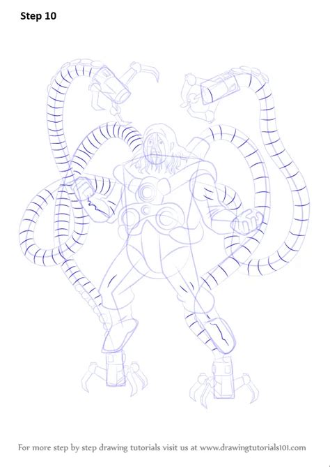 Learn How To Draw Doctor Octopus From Ultimate Spider Man Ultimate