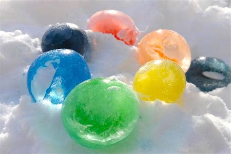 Make Cool Frozen Rainbow Orbs And Sculptures Cbc Parents Winter