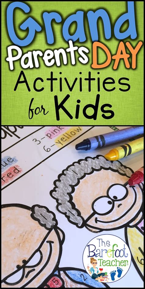 See more ideas about parent child activity, activities, activities for kids. The Barefoot Teacher: Grandparents Day {Sept. 10th ...