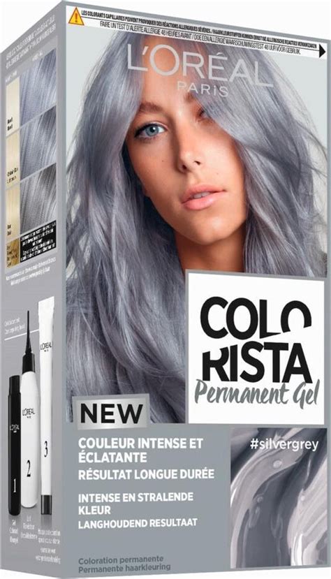 L Or Al Permanente Haarkleuring Colorista Zilver Grijs X Bol