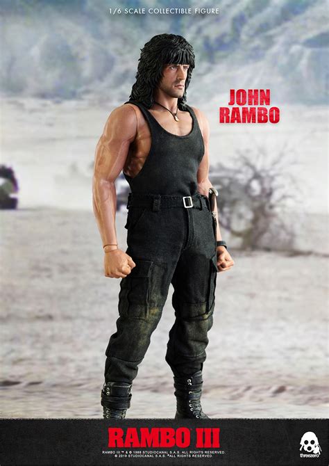 Threezero 16th Scale Rambo Iii John Rambo Collectible Figure Ebay