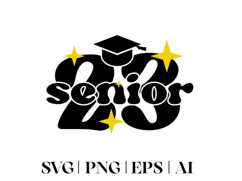 Senior 2023 Pngsenior 2023 Svg Class Of 2023 Svg Senior Etsy