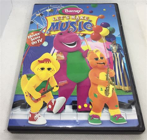 Barney Lets Make Music Dvd Live Action Lyons Ebay