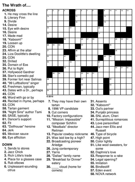 If nothing happens when you click the link, you might need to install free pdf reader software on your. Easy Printable Crossword Puzzles | Elder Care & Dementia Care - Printable Puzzles For Elderly ...