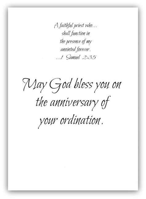 Priesthood Anniversary Card Etsy