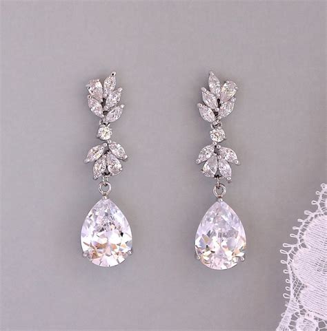 Bridal Earrings Crystal Chandelier Bridal Earrings Crystal