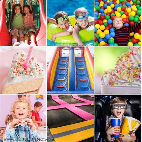 Birthday Party Places- 25 That Your Kids Will Love | Kids birthday