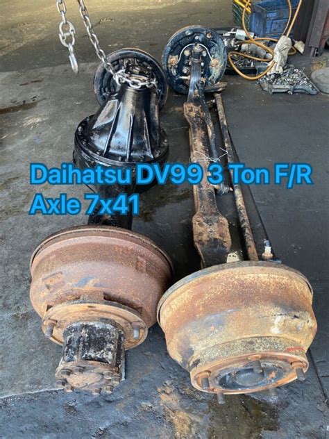 Daihatsu Delta DV99 3 Ton Front Rear Axle 7x41 LORRY USED SPARE PARTS