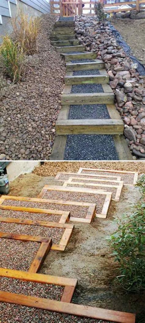 How To Build Steep Garden Steps