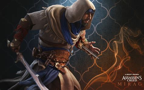 1000x624 Resolution Basim Assassins Creed Mirage 2023 Game Poster