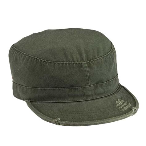 Olive Drab Vintage Patrol Cap Vintage Military Hats