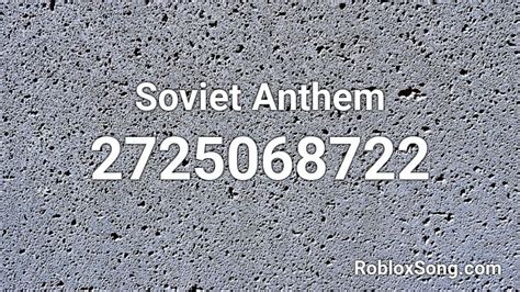 Roblox Ussr Anthem Code