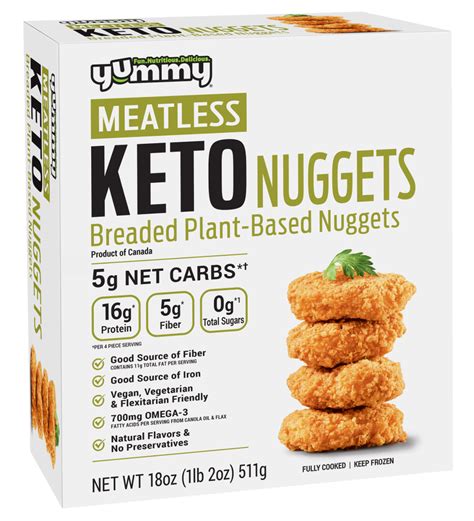 Yummy Meatless Breaded Plant Based Keto Nuggets 18 Oz Shipt