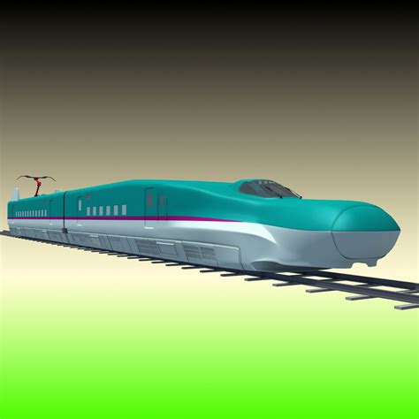 3d Model High Speed Train Shinkansen E5