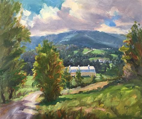 Eric Tobin Late Summer In Cambridge Vermont Landscape Paintings