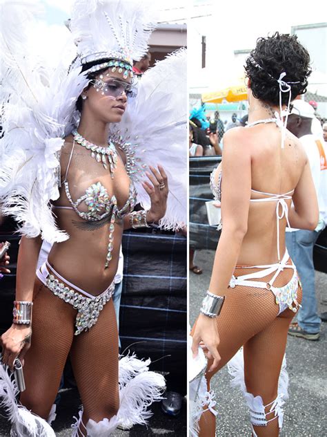 Rihannas Skimpy Bikini — Singer Shows Off Sexy Body In Barbados