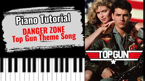 🎹 Danger Zone Top Gun Theme Song Easy Piano Tutorial Lesson Free