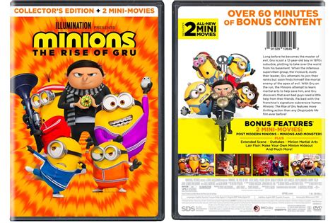 Minions The Rise Of Gru Collectors Edition Dvd Only 1796 On Amazon