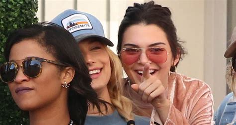 Kendall Jenner And Hailey Baldwin Hit Up Hollywood Pool Party Hailey