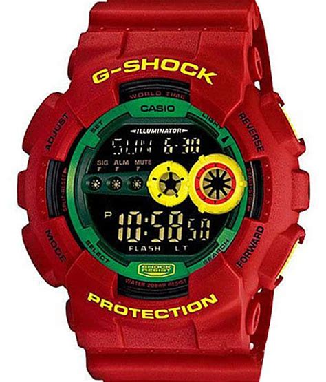 Casio G389 Big Face Red G Shock Watch Price In India Buy Casio G389 Big Face Red G Shock Watch