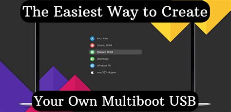 The Easiest Way To Create Your Own Multiboot Usb