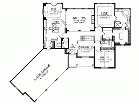 Right here, you can see one of our rambler floor plans with basement gallery, there are many picture that you can found, we think you must click them too. Traditional Style House Plan - 3 Beds 2.5 Baths 2508 Sq/Ft ...